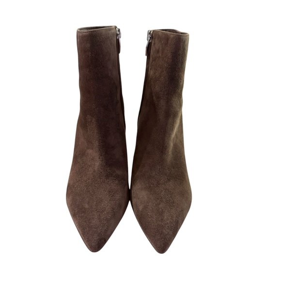 Nine West Dark Brown Suede Ankle Boots – Size 7.5M - Picture 1 of 7